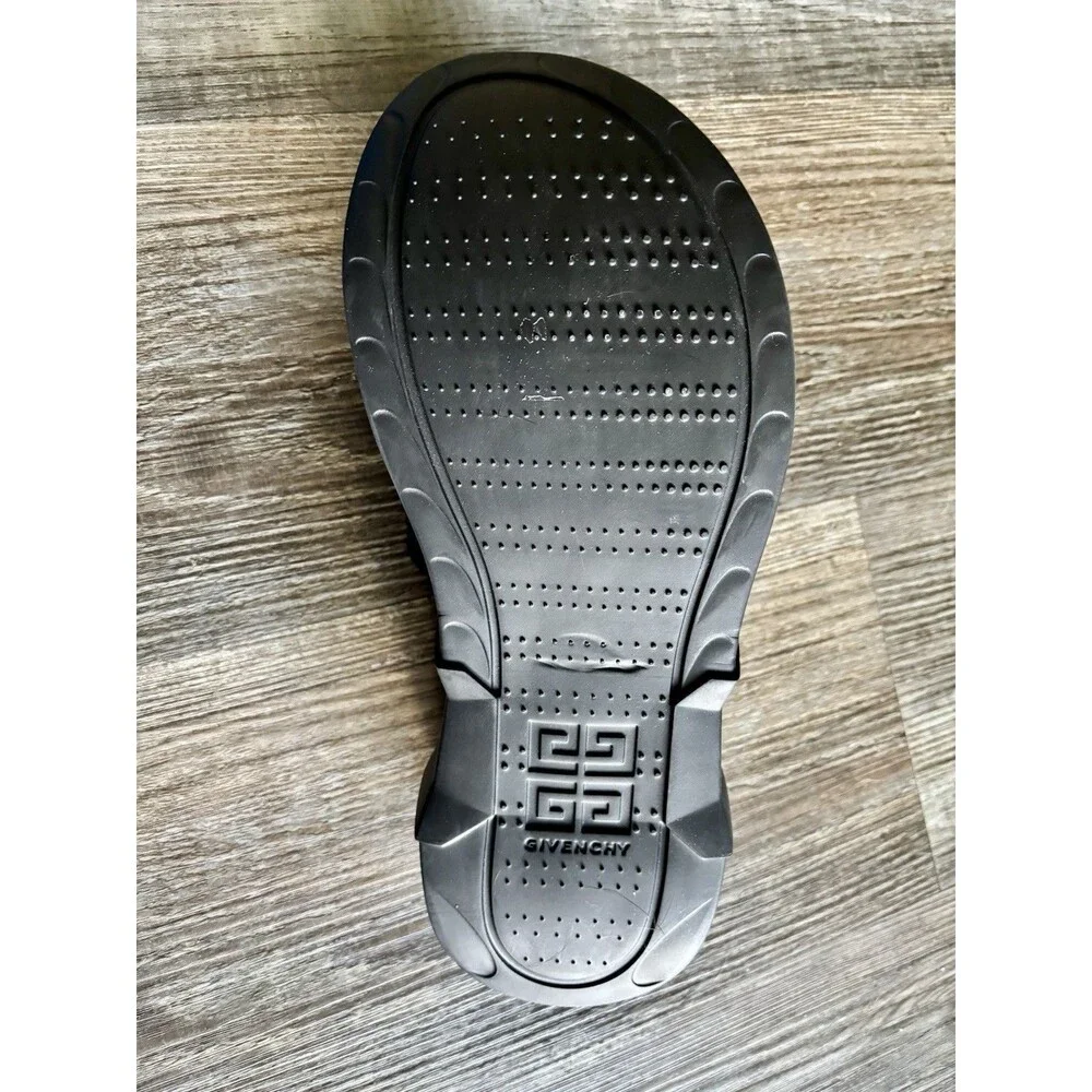 Givenchy Paris Amputee LEFT SHOE ONLY Black Slide Sandals Italy EU 41 US 8 NWOT